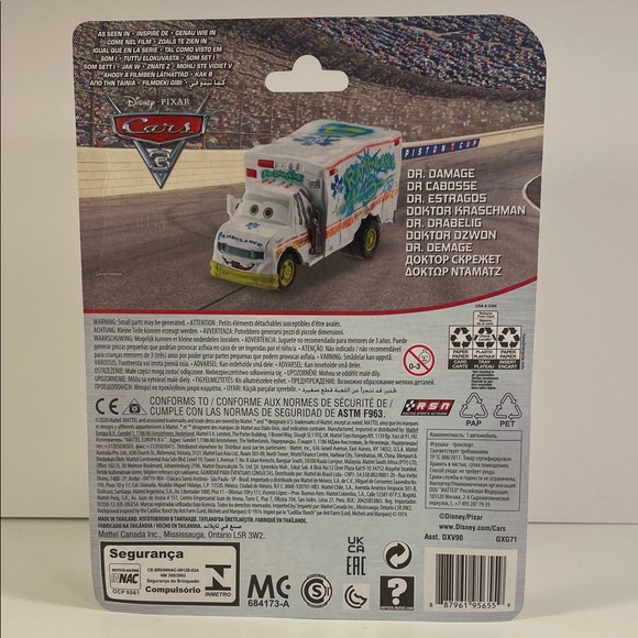 Cars Dr. Damage Toy Vehicle (crease in cardboard as shown) - Picture 3 of 3